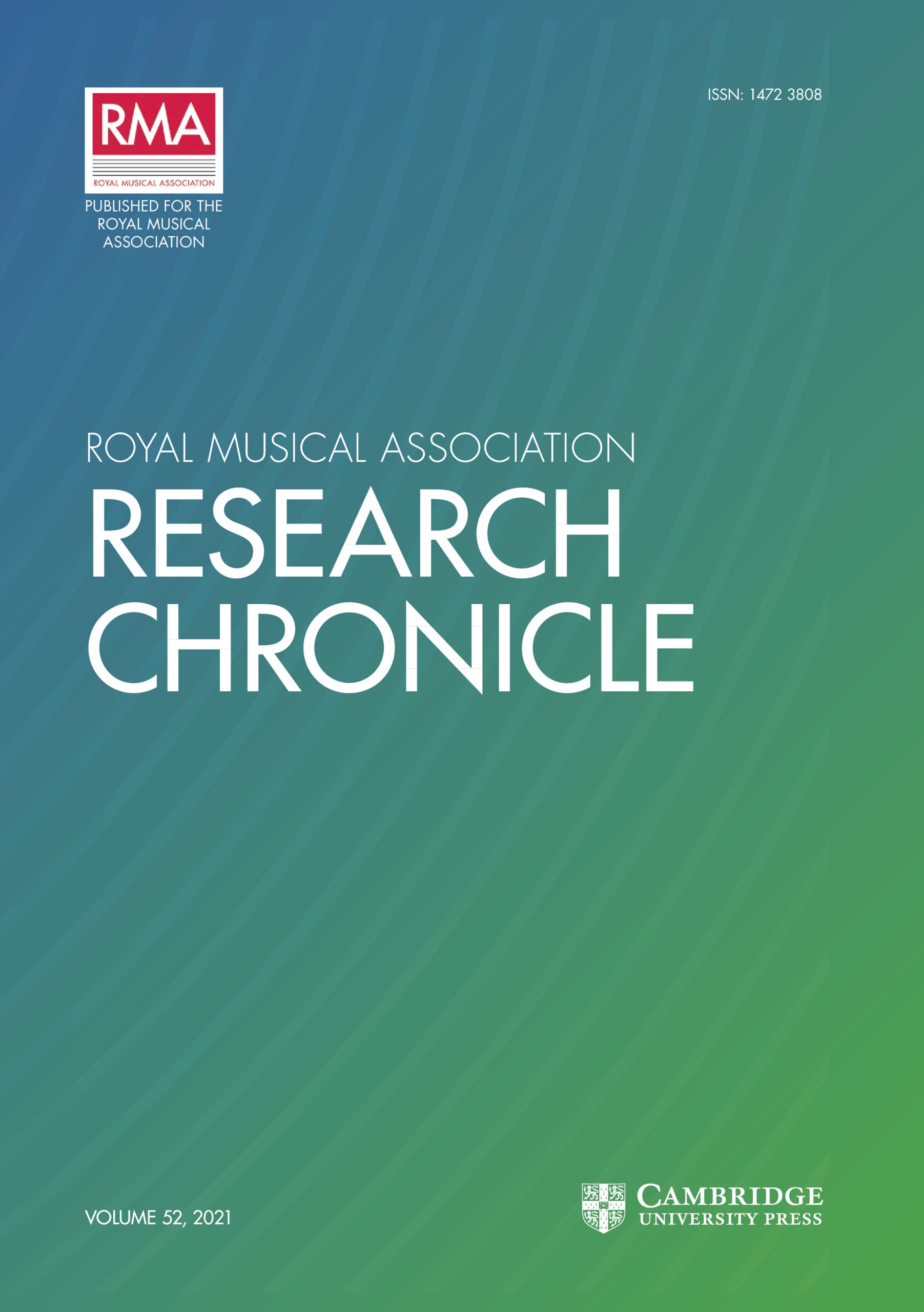 Royal Musical Association Research Chronicle